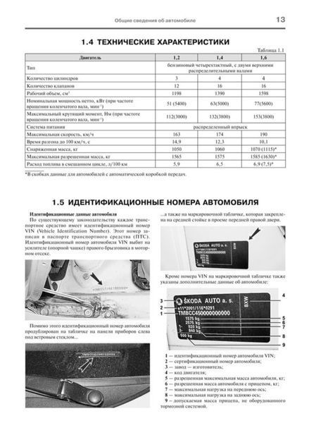 Книга SKODA FABIA Експлуатація &bull; Обслуговування &bull; Ремонт Чорно-білі фото Кольорові електросхеми 1286756697 фото