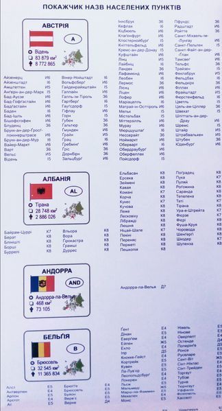 ЄВРОПА Карта автомобільних шляхів КЕ0001 фото