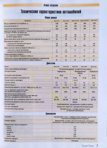 Книга ВАЗ 2107 &bull; 21047 БУДОВА &bull; ОБСЛУГОВУВАННЯ &bull; ДИАГНОСТІКА &bull; РЕМОНТ Кольорові фотографії 1370079372 фото