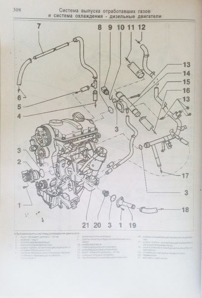 Книга VOLKSWAGEN GOLF 4 BORA Бензин &bull; Дизель. Модели 1998-2003 гг. Руководство по ремонту и эксплуатации 1200 фото