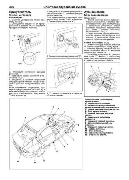 Книга HONDA CIVIC (4D) Седан с 2006 года с двигателем R18A (1,8л) Руководство по ремонту и обслуживанию 282 фото
