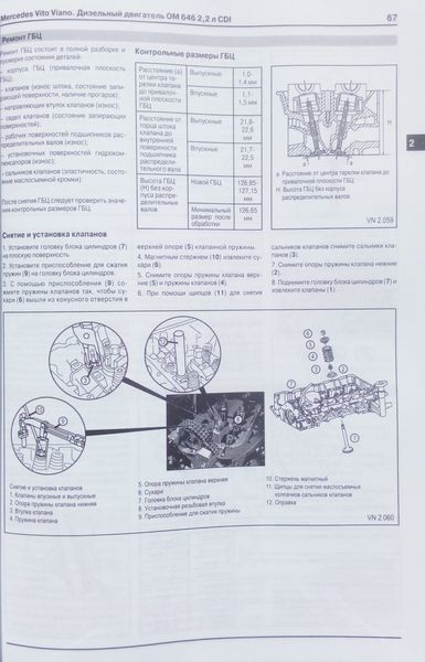 Книга MERCEDES VITO / VIANO (W639)
Модели 2003-2008 гг. Дизель Руководство по ремонту и эксплуатации 698982527 фото