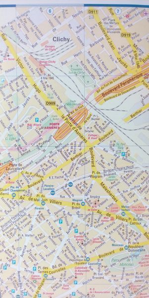 Карта ПАРИЖ PARIS автомобилисту и туристу 1 : 12 500 967451503 фото