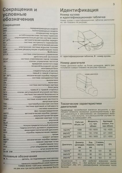TOYOTA IPSUM &bull; AVENSIS VERSO Модели 2WD & 4WD с 2001 года Устройство, техническое обслуживание и ремонт 1091851443 фото