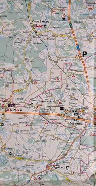 КАРТА ТУРИСТИЧНОГО ПОТЕНЦІАЛУ ВОЛИНСЬКОЇ ОБЛАСТІ 1723146029 фото