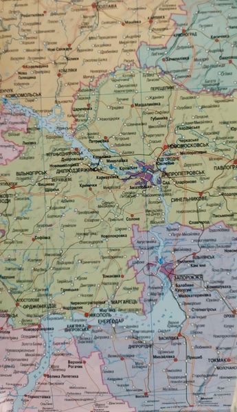 УКРАЇНА політико-адміністративна карта 1 : 1 500 000 (1см=15км) 2023 рік 1099733306 фото