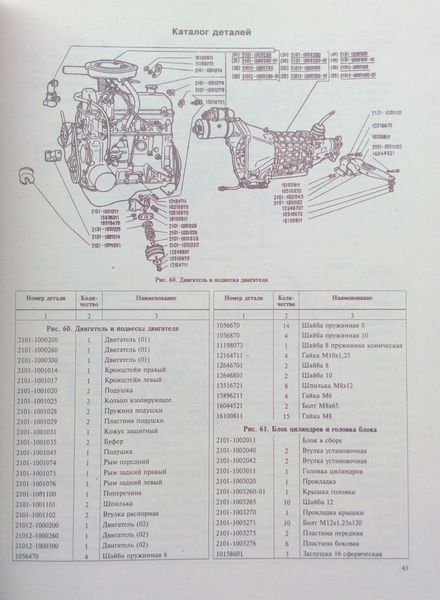 Книга ВАЗ - 2101 &bull; 2102 і модифікації Посібник з експлуатації, обслуговування та ремонту Каталог деталей 977726860 фото