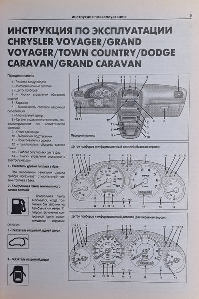 Книга DODGE CARAVAN / GRAND CARAVAN &bull; CHRYSLER VOYAGER / GRAND VOYAGER / TOWN/ COUNTRY Бензин &bull; Дизель 2278944218 фото